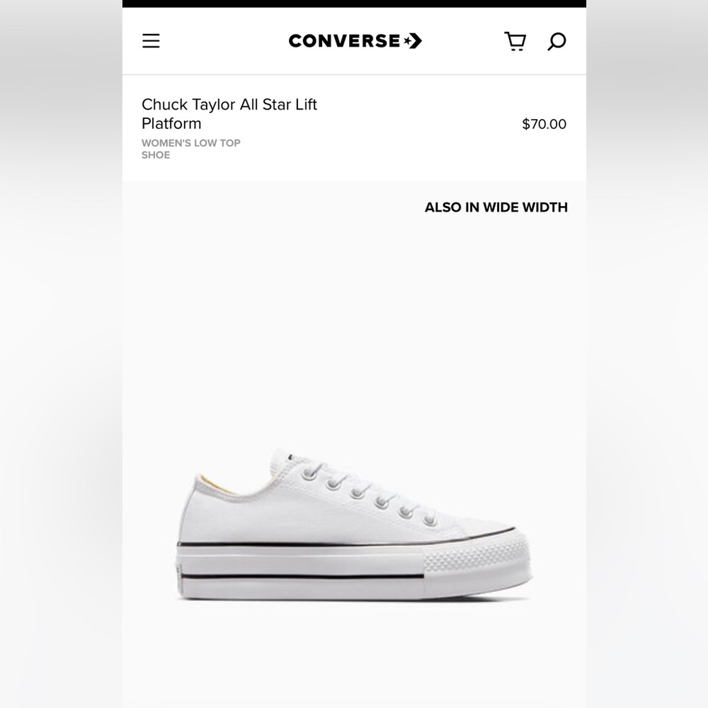 Womens Chuck Taylor All Star Lift Platform
